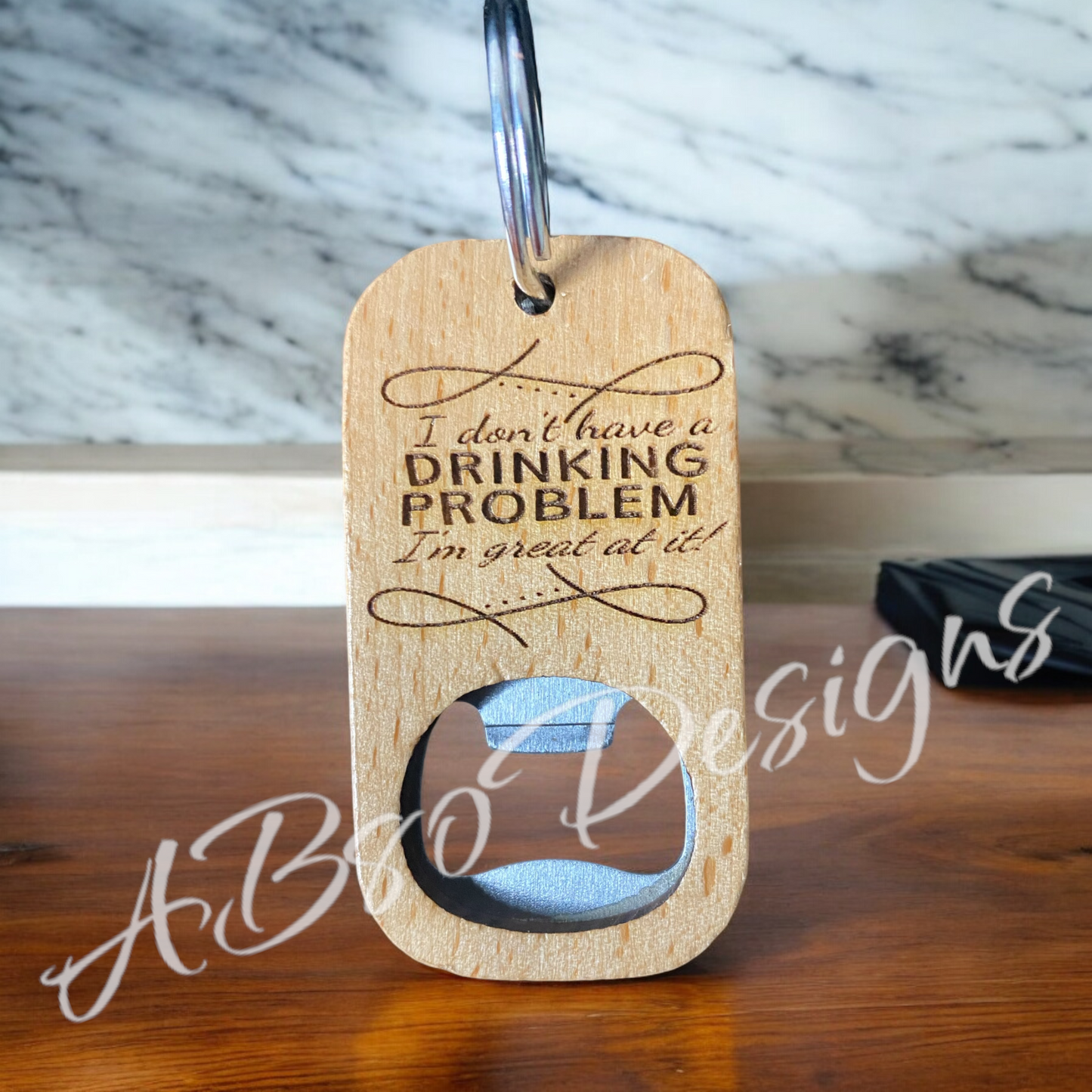 Drinking problem bottle opener