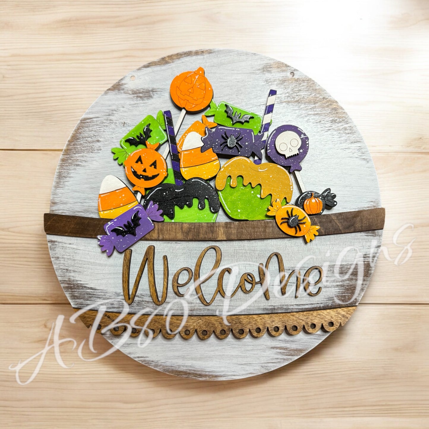 Halloween treats welcome insert