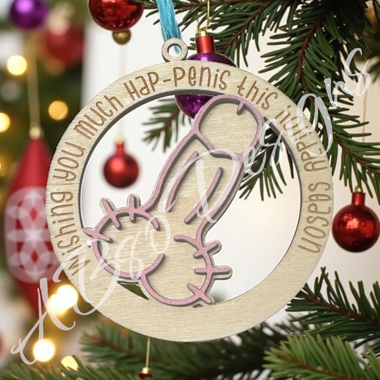 Hap-penis ornament