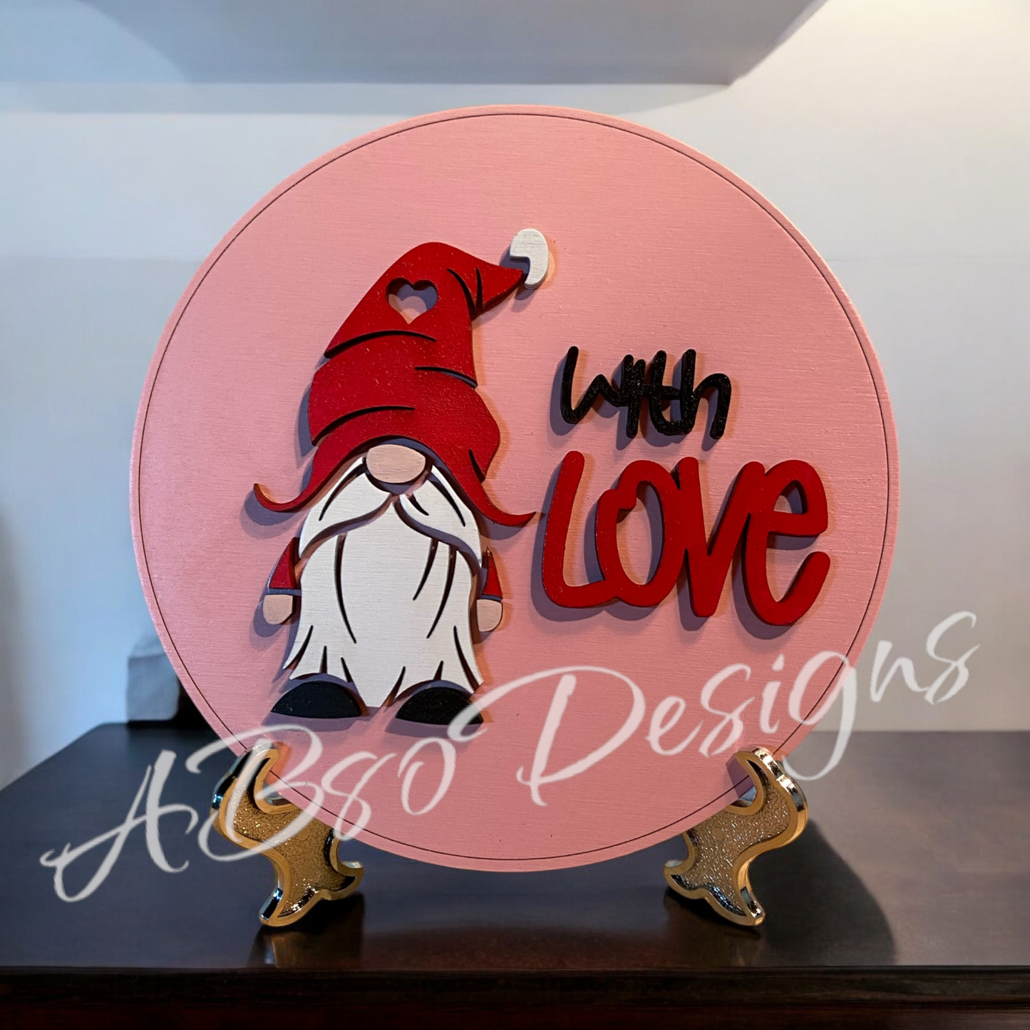 With love Gnome insert