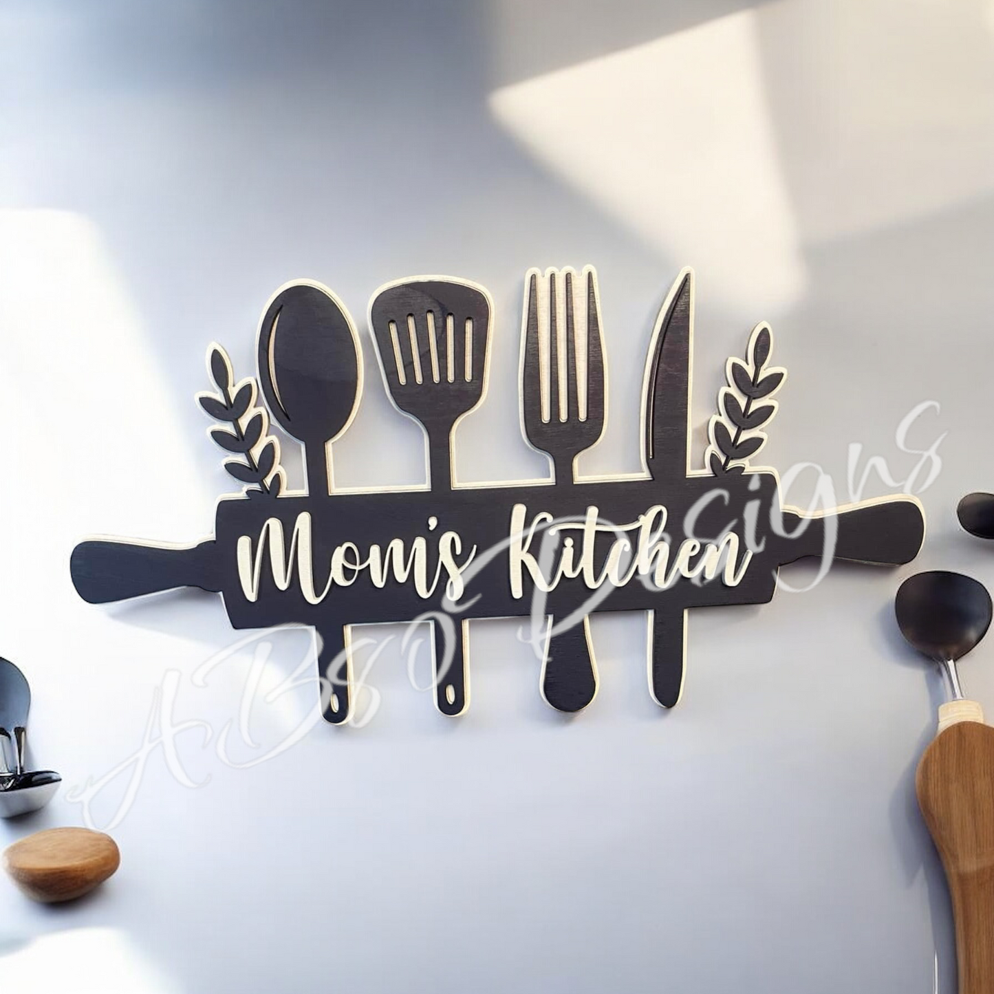 Mom's Kitchen sign