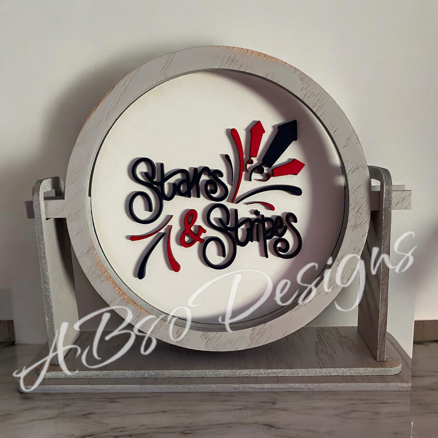 Stars and stripes insert