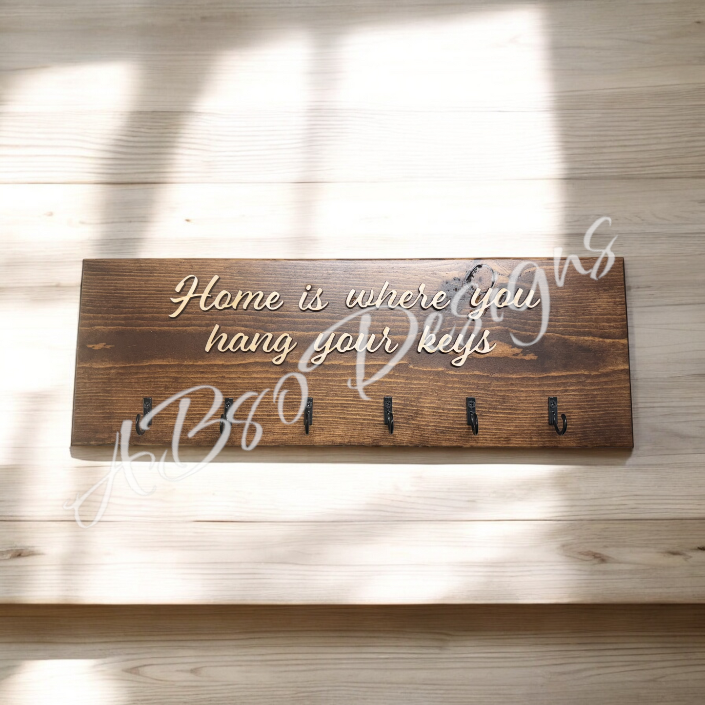 Home is where you hang your keys rack