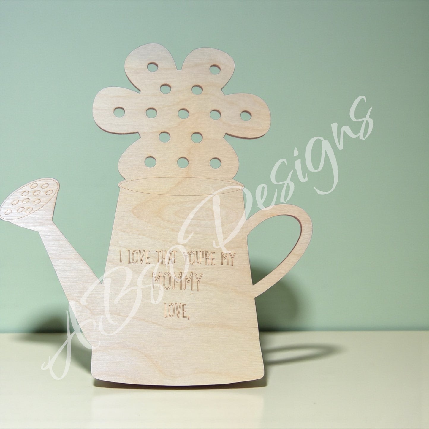 Mommy watering can (1 child)