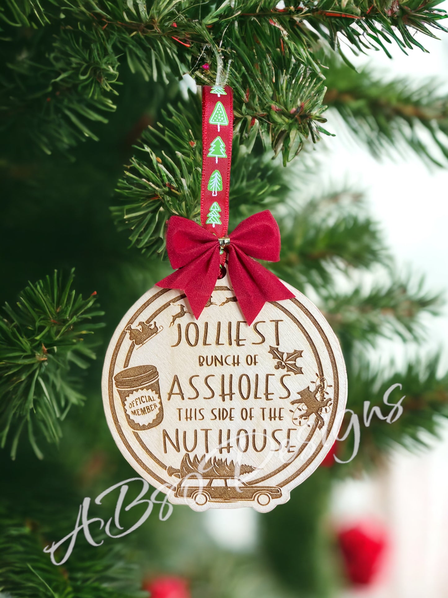 Jolliest assholes ornament