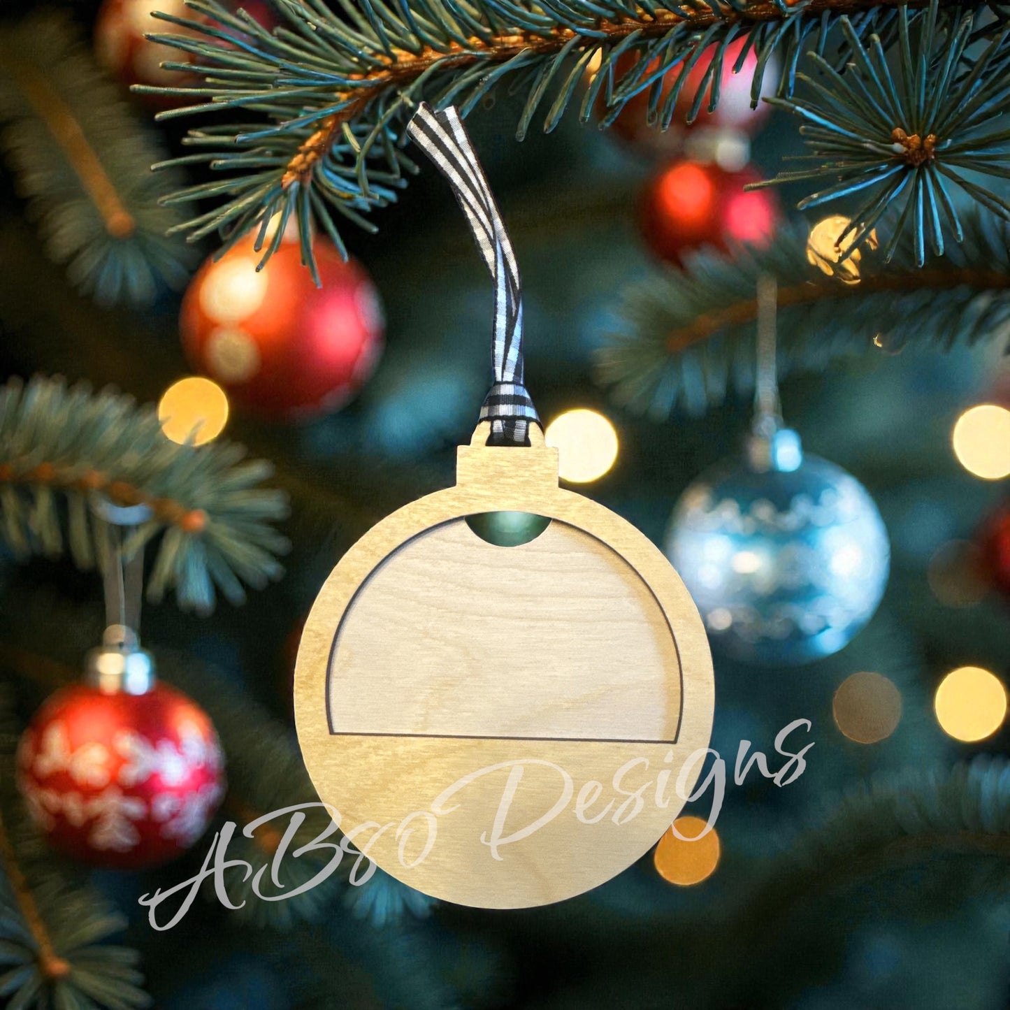Personalized Christmas ball ornament