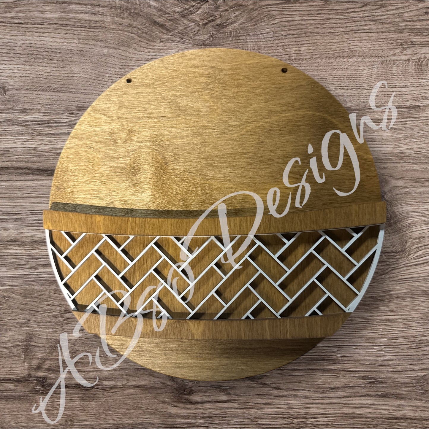 herringbone weave interchangeable sign base