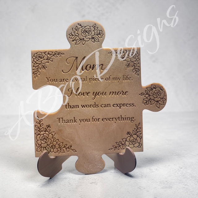 Mother's Day Puzzle Plaque