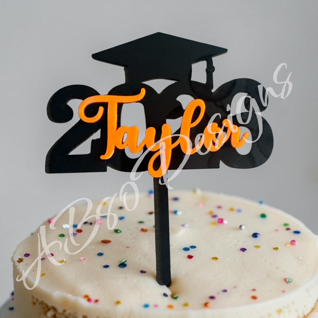 Graduation cake topper