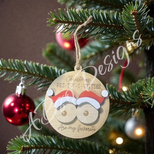 fes-tiv-i-titties ornament