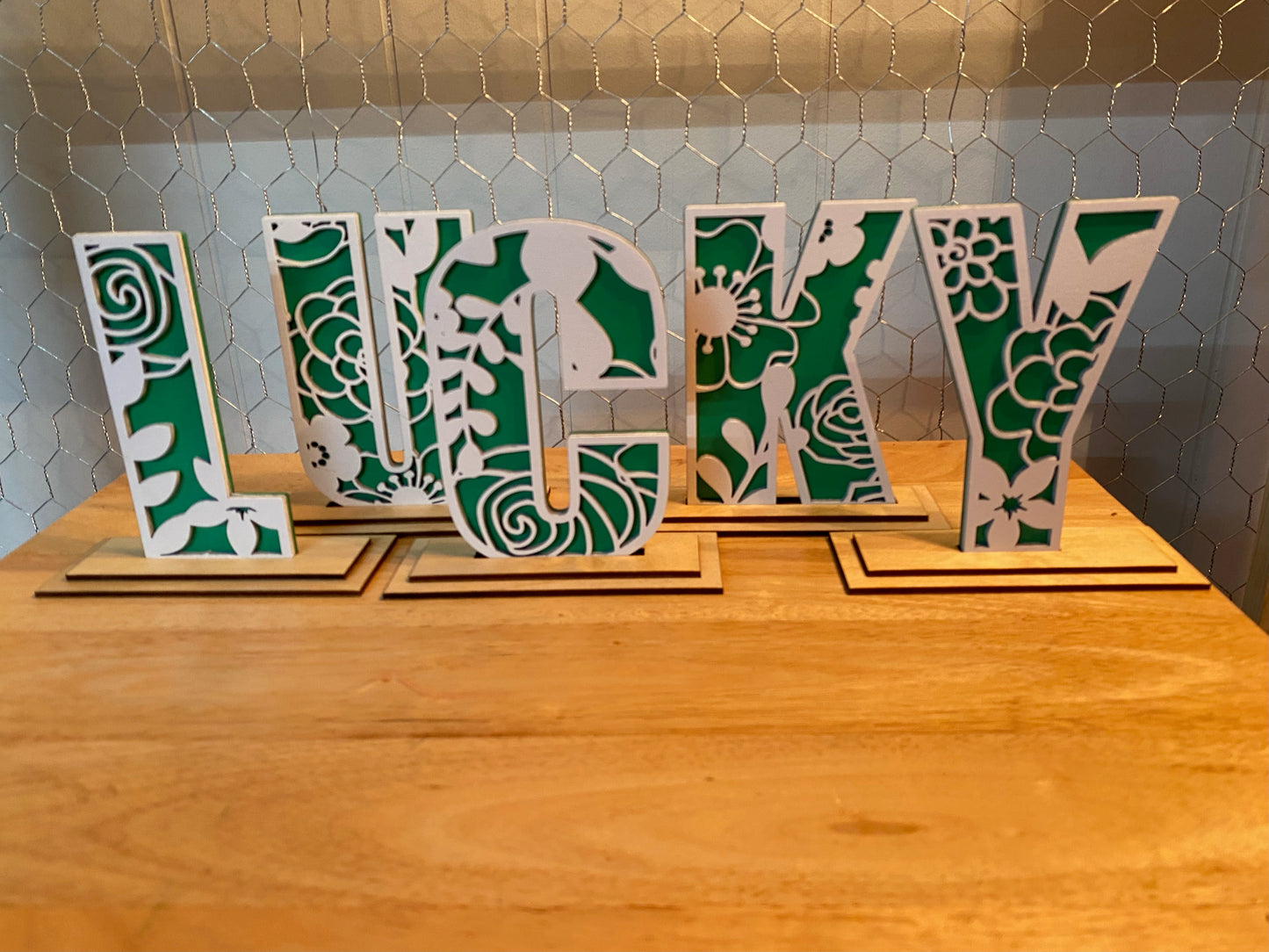 "Lucky" individual letters