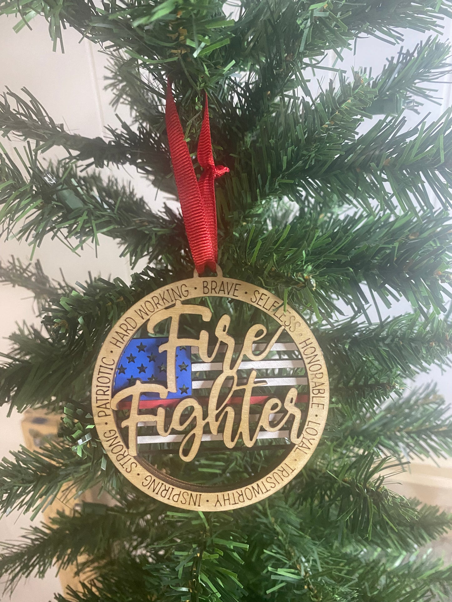 Fire fighter ornament