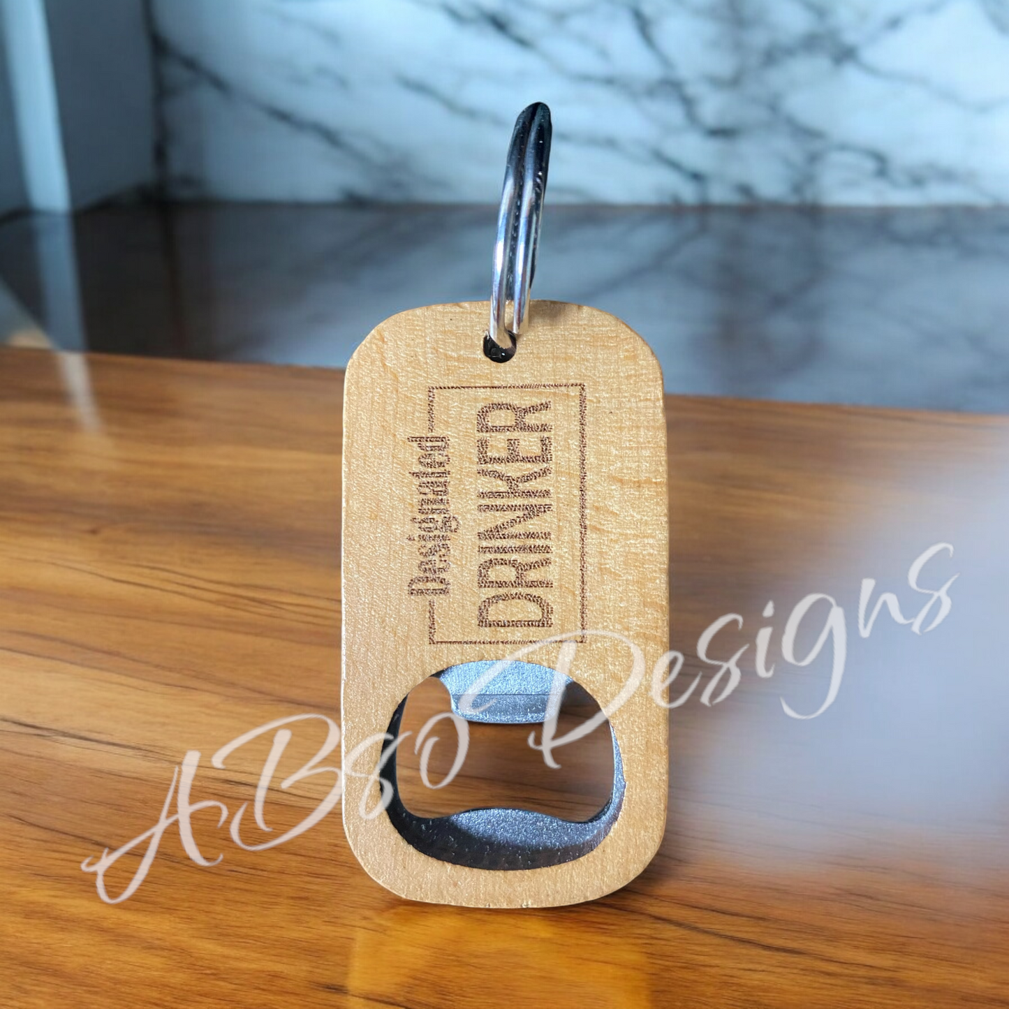 Designated drinker bottle opener