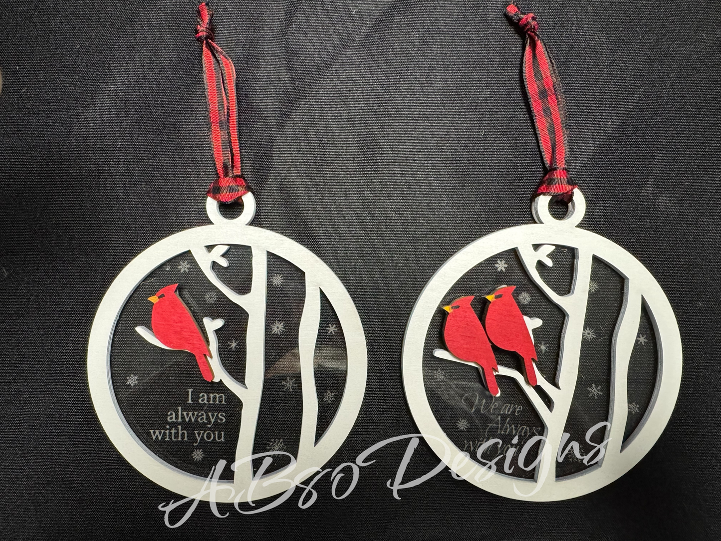 I am always with you acrylic ornament