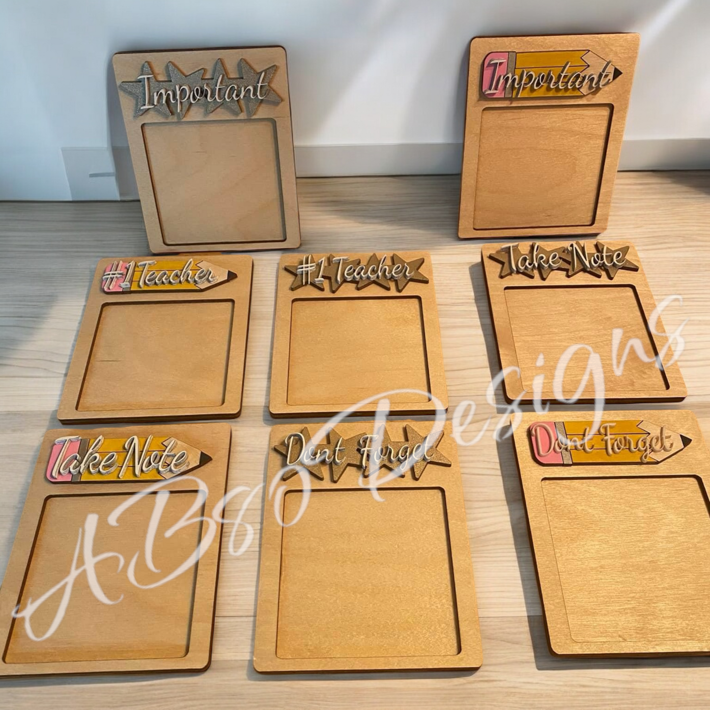 post it note holder "Important"