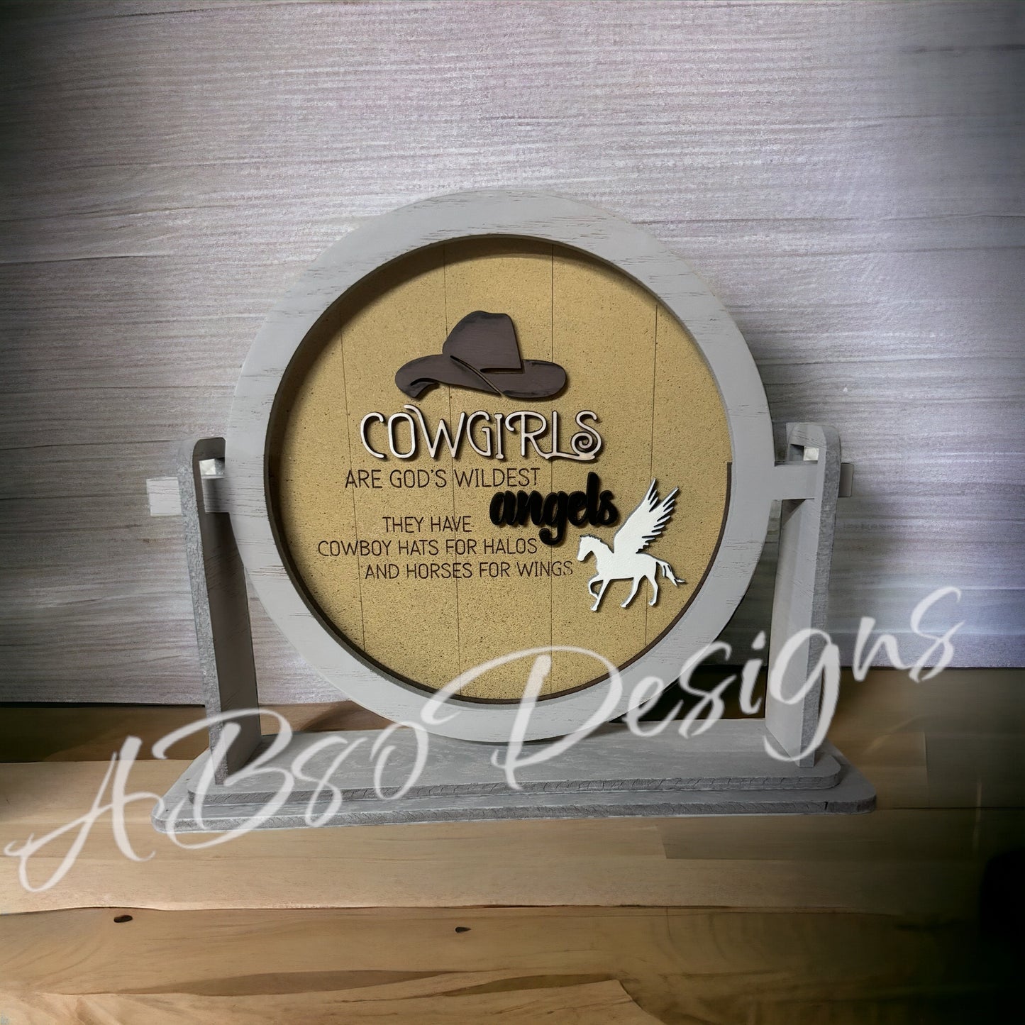 Cowgirls are gods angels insert