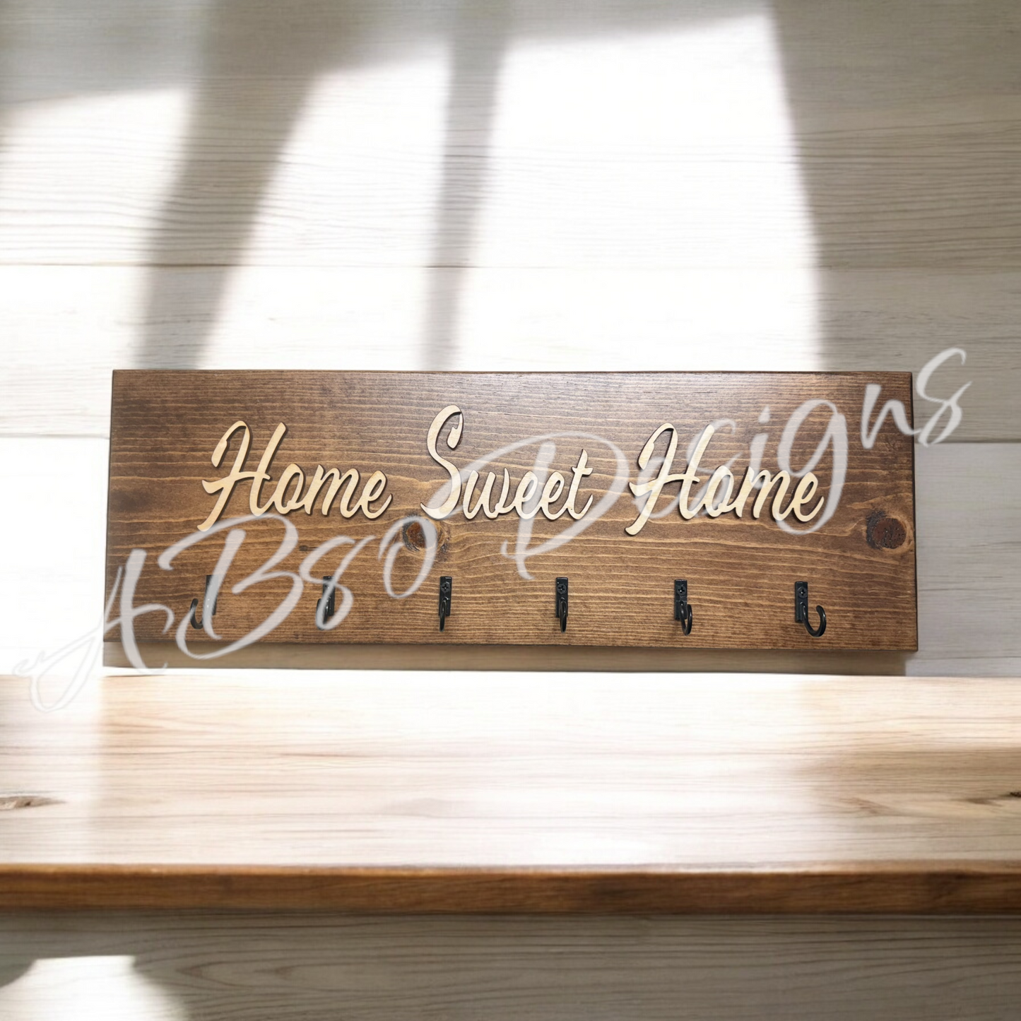 Home sweet home key rack