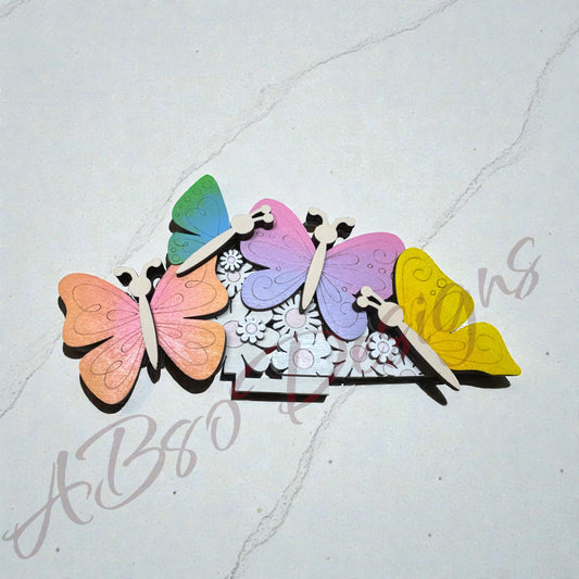 Butterfly welcome insert