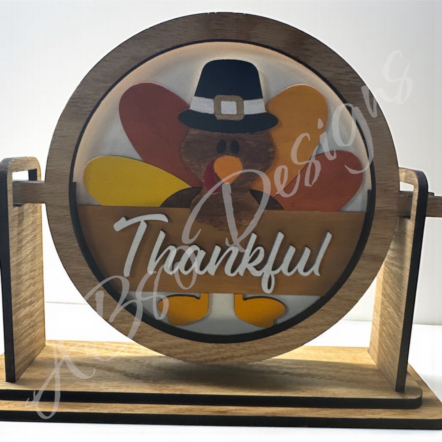 Thankful turkey insert