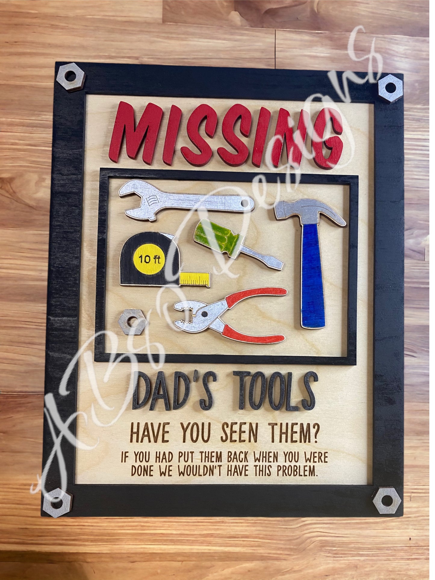 Dads tools sign