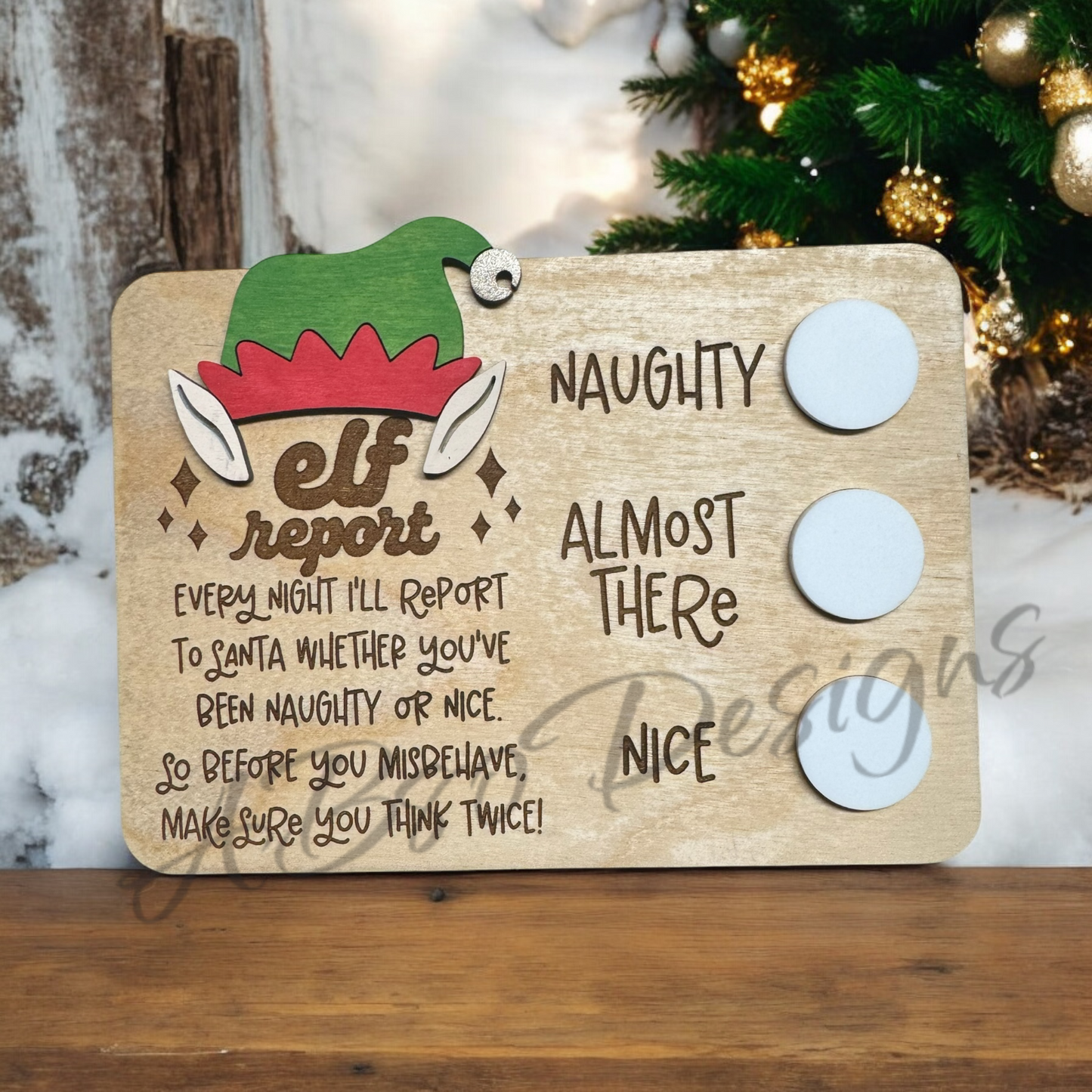 Elf report dry erase