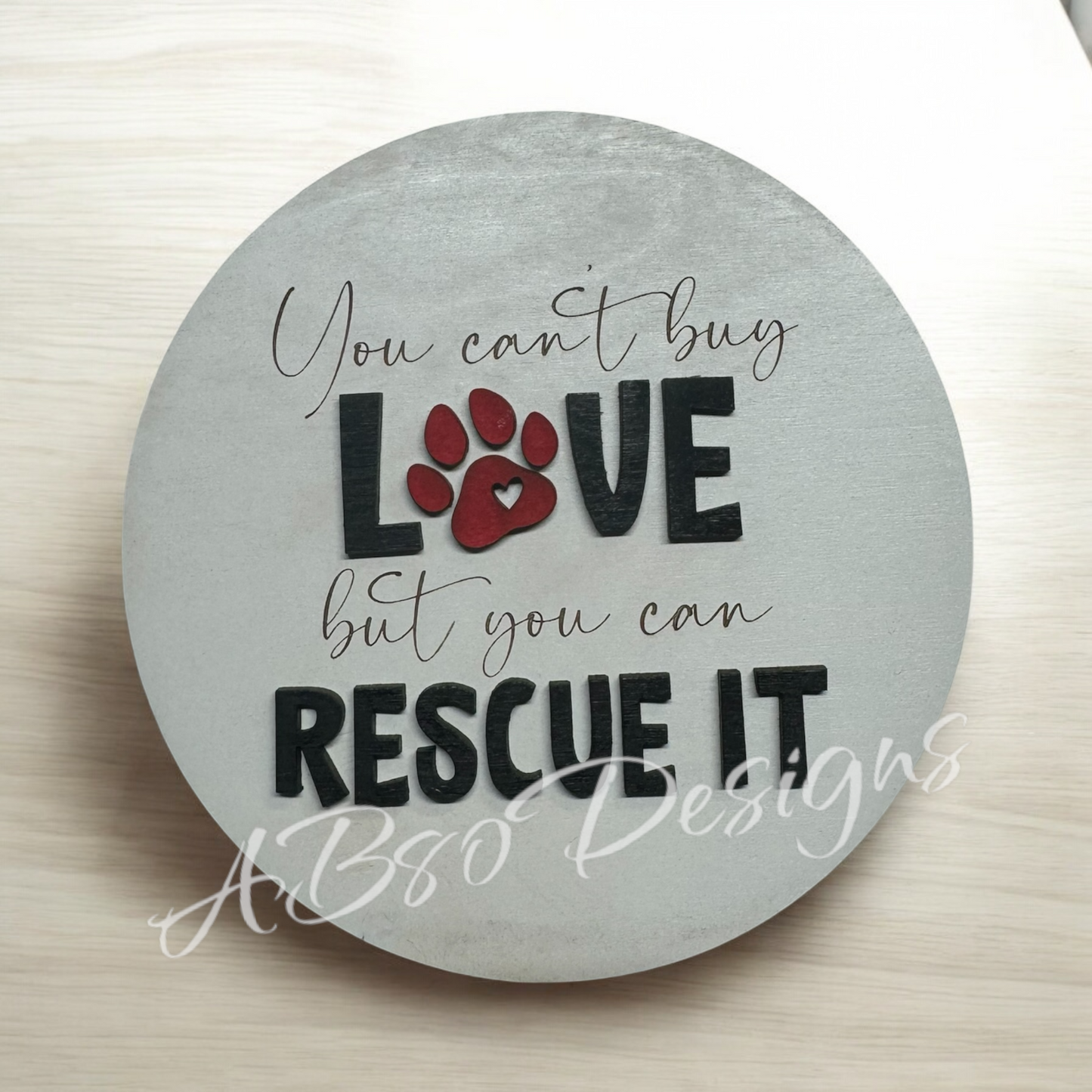 You can't buy love, but you can rescue it insert