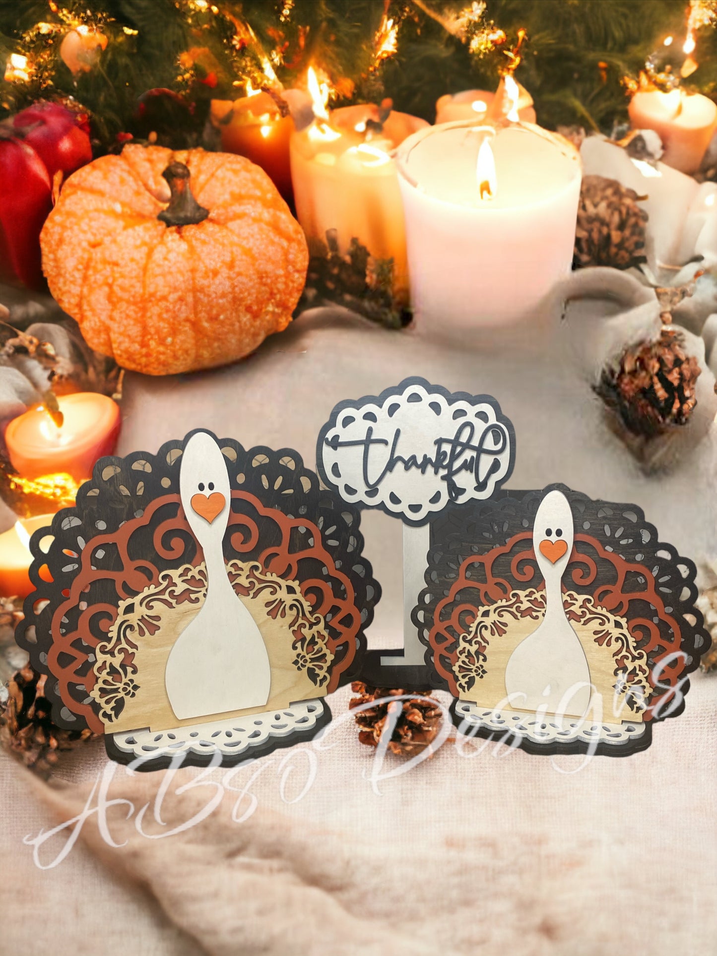 Thankful turkey set