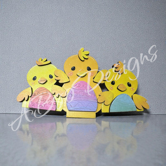 Easter Chicks welcome insert