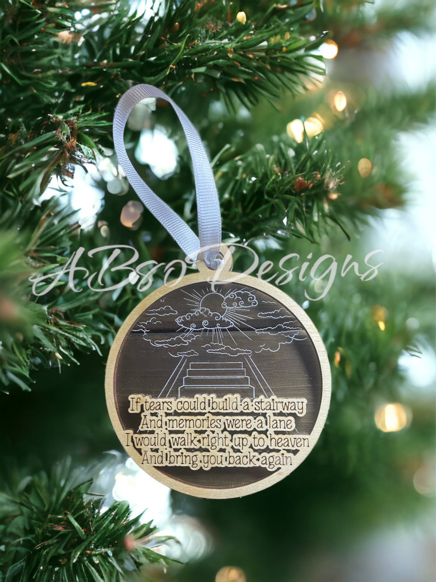 Stairway to heaven ornament