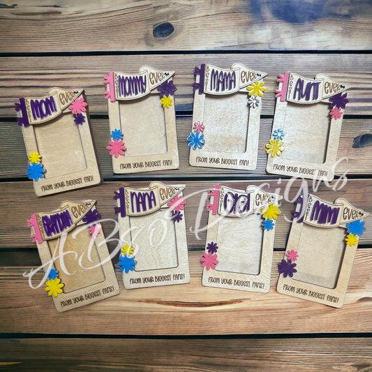 Photo frame magnets