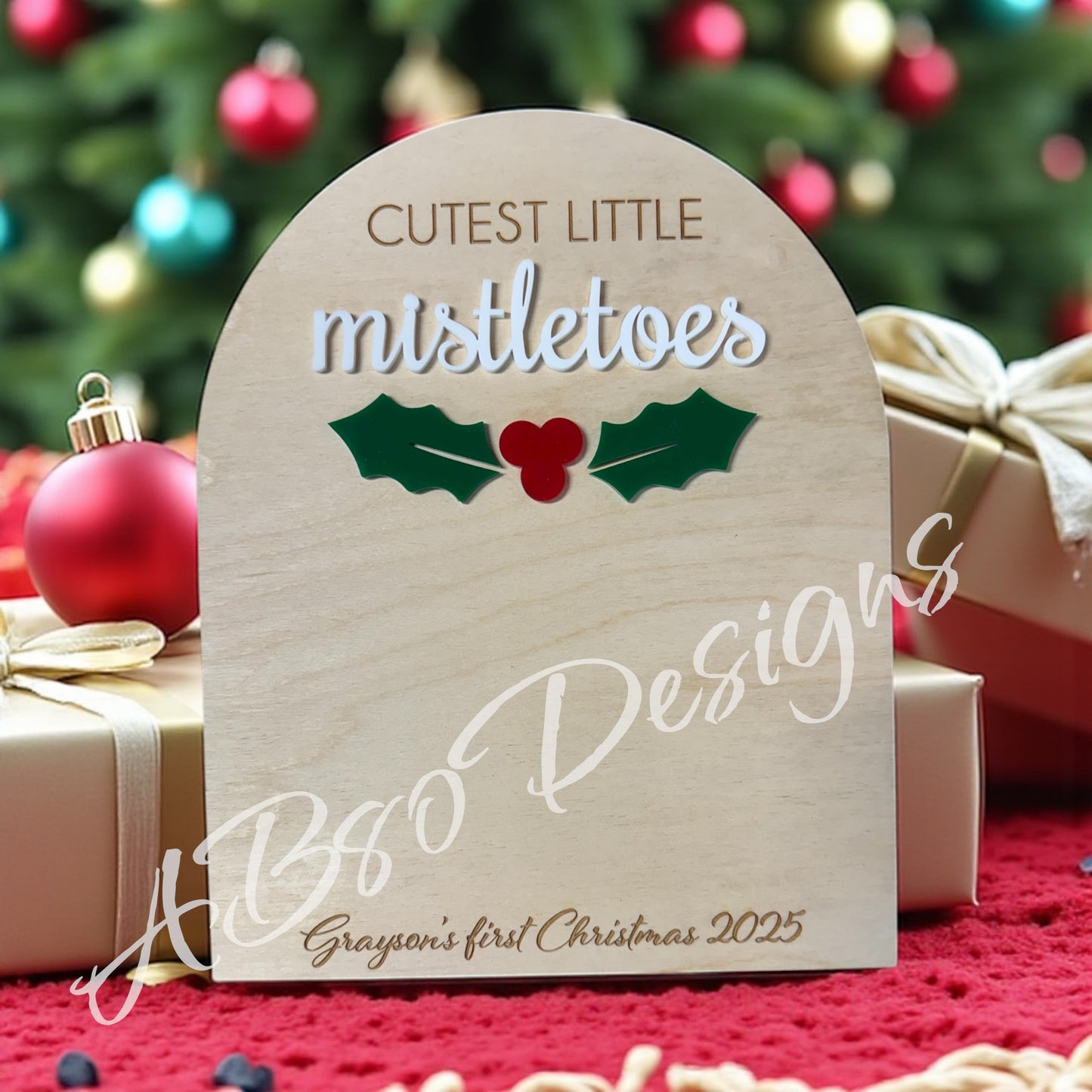 Cutest little mistletoe