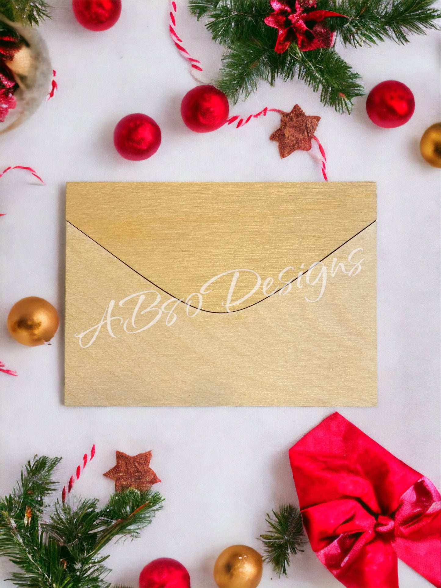 Personalized Christmas Gift card holder