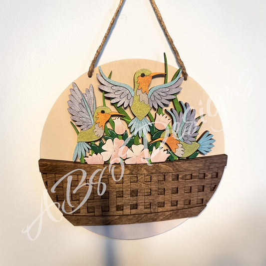 hummingbird welcome insert