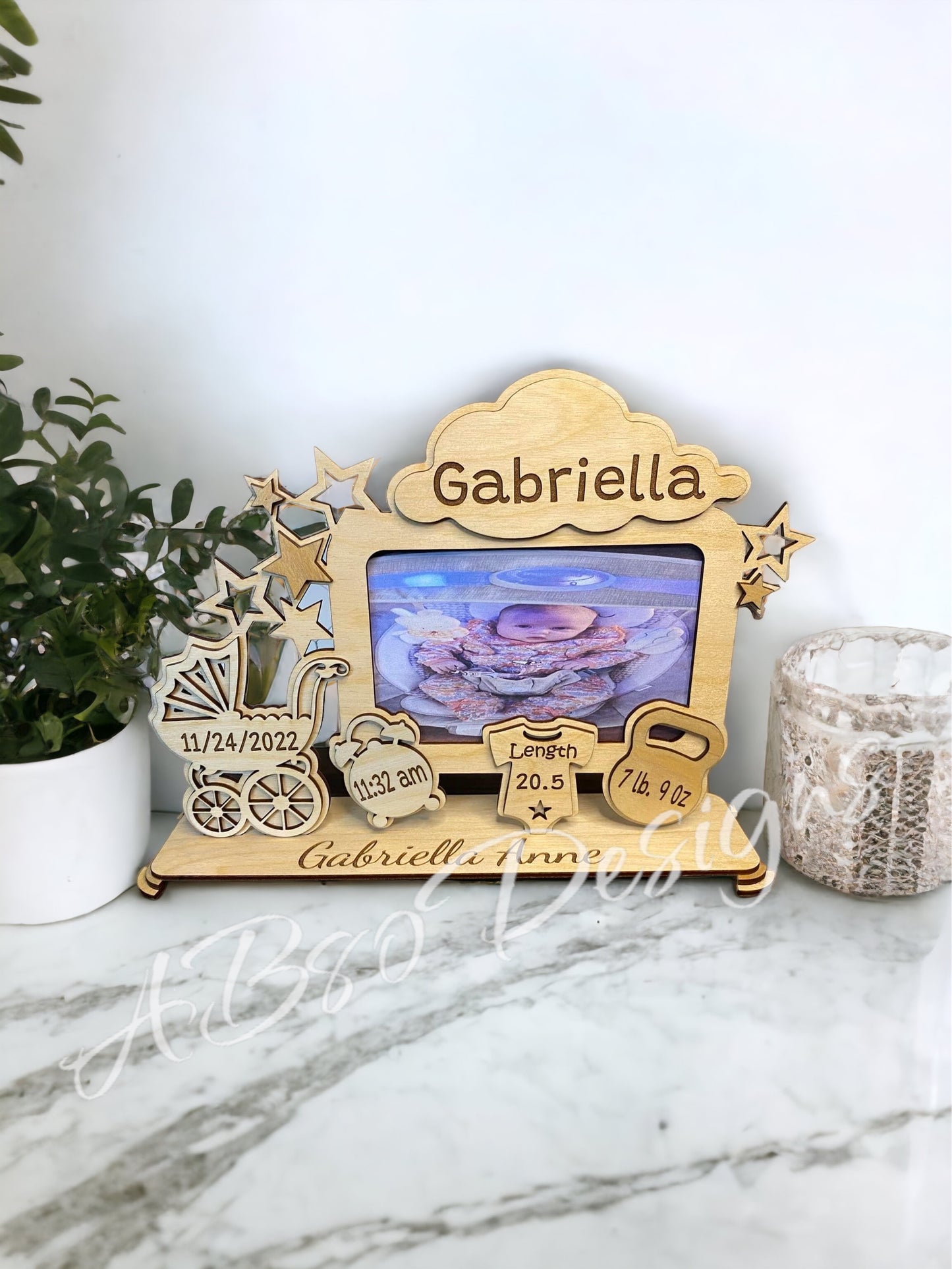 Baby picture frame