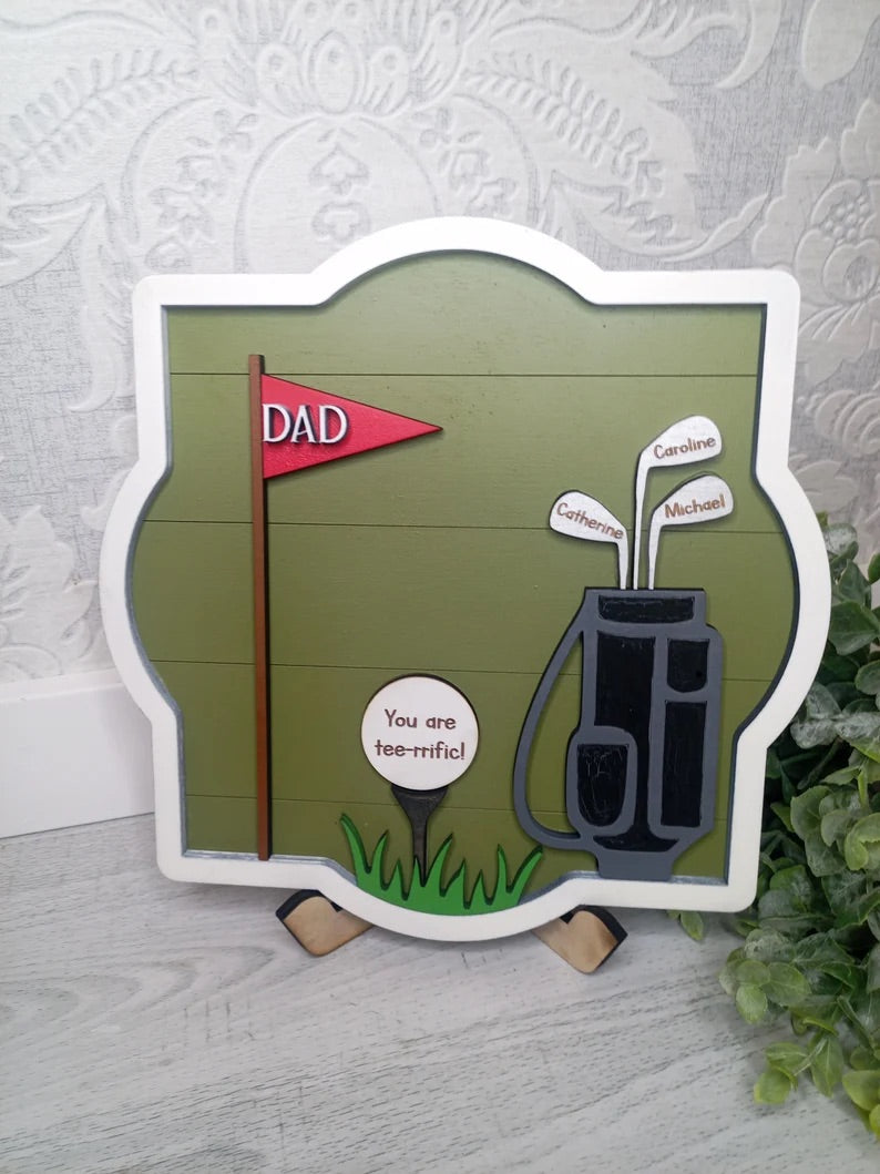 Father's Day golf sign