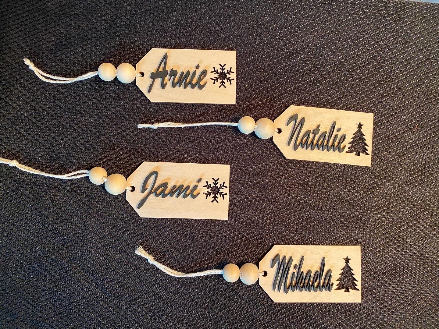 name/stocking tags