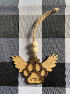 Dog memorial pendant