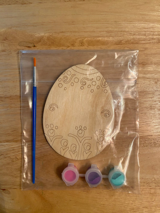 DIY Easter egg paint kit