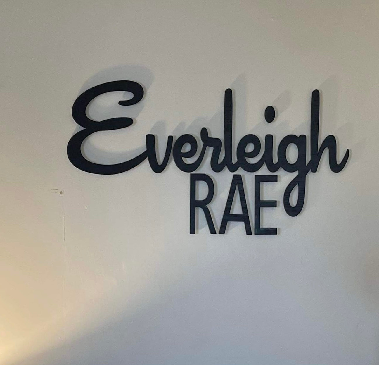 Nursery name wall art