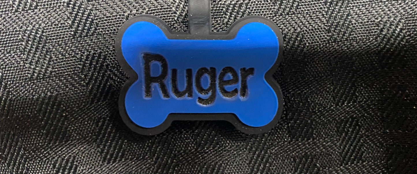 Silicone dog tags