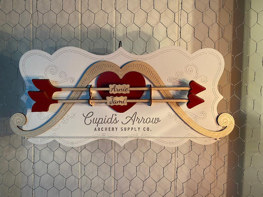 Cupids arrow wall hanger