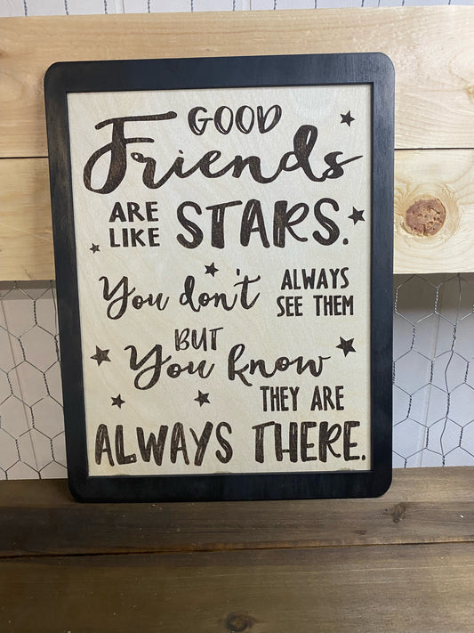 Good Friends sign